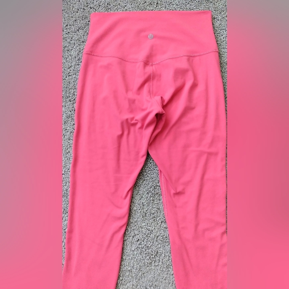 Lululemon Pink Yoga Align High-Rise Crop Leggings